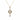 Victorian pearl sapphire diamond 14K yellow gold and platinum drop pendant
