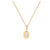 Italian 1.30 Carat Sapphire 18k Yellow Gold Pendant Necklace Necklaces Jack Weir & Sons   