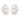 JAR Paris 18k yellow gold and white powder resin "Sweet pea" earrings