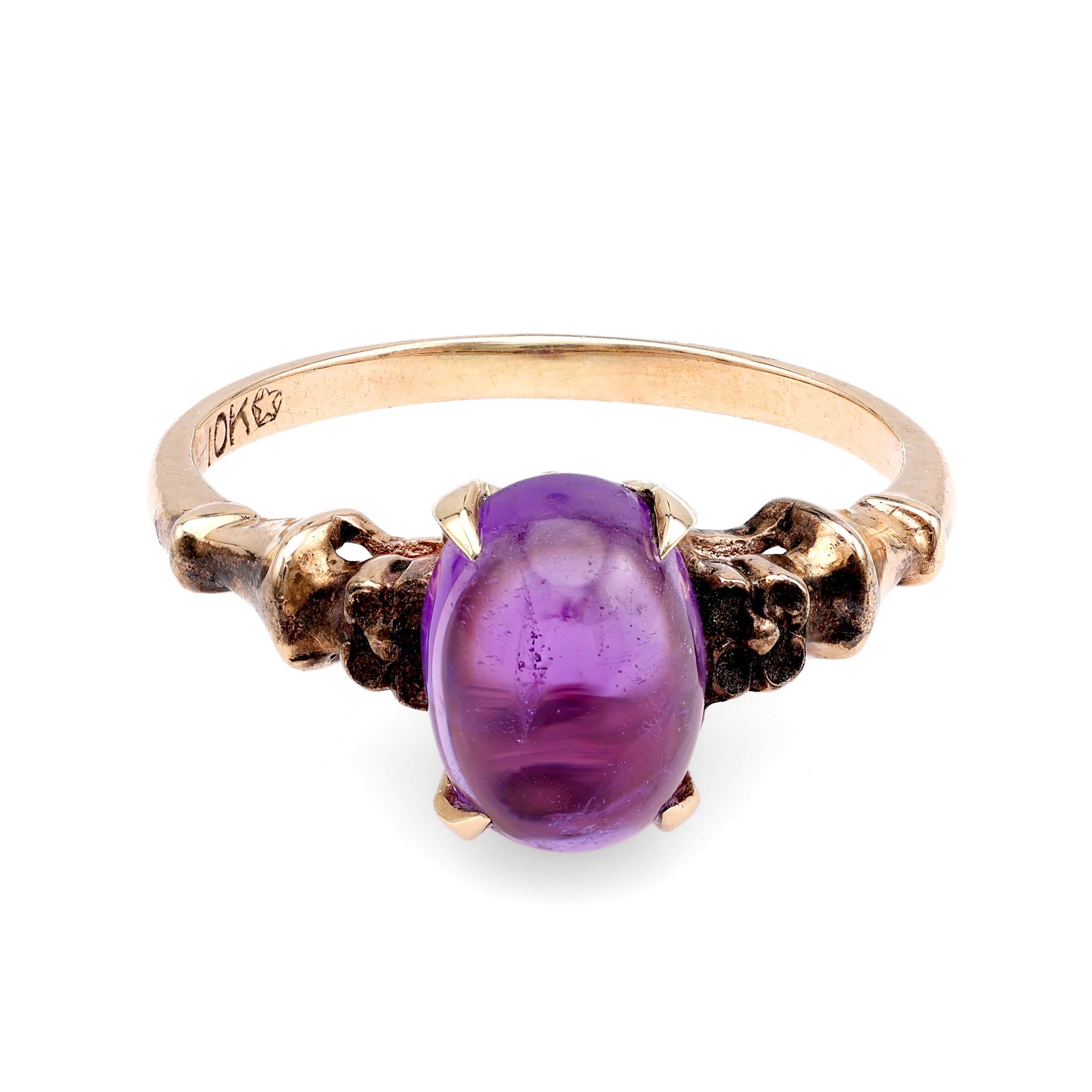 Victorian Amethyst Solitaire Ring  Jack Weir & Sons   