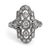 Art Deco Navette Platinum Diamond Ring  Jack Weir & Sons   
