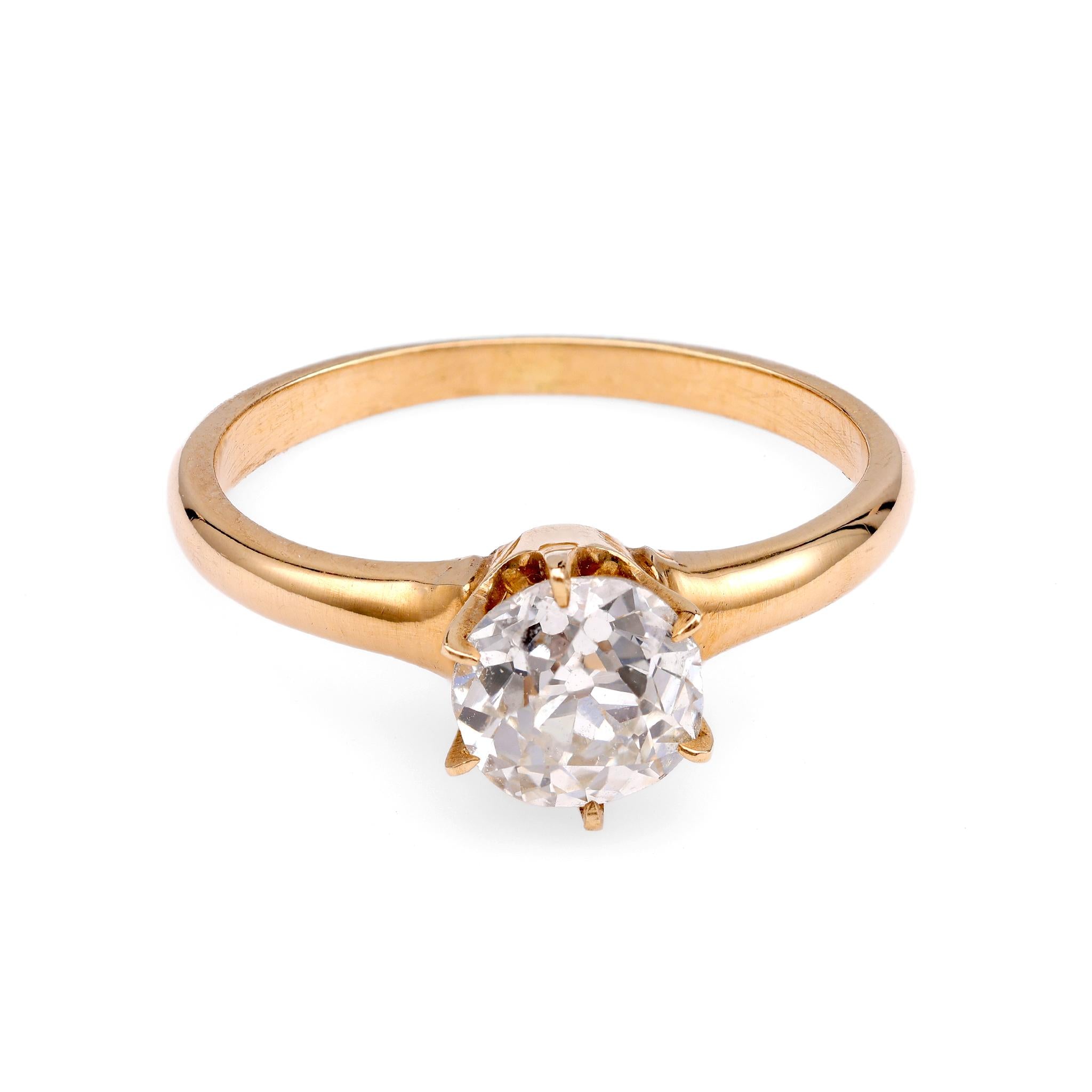 Victorian Diamond Solitaire Ring  Jack Weir & Sons   