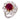 GRS 4.33 carat Burma vivid red pigeon blood ruby diamond 18k two tone gold ring
