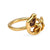 18k Yellow Gold Snake Ring with Champagne Diamond Rings Jack Weir & Sons   