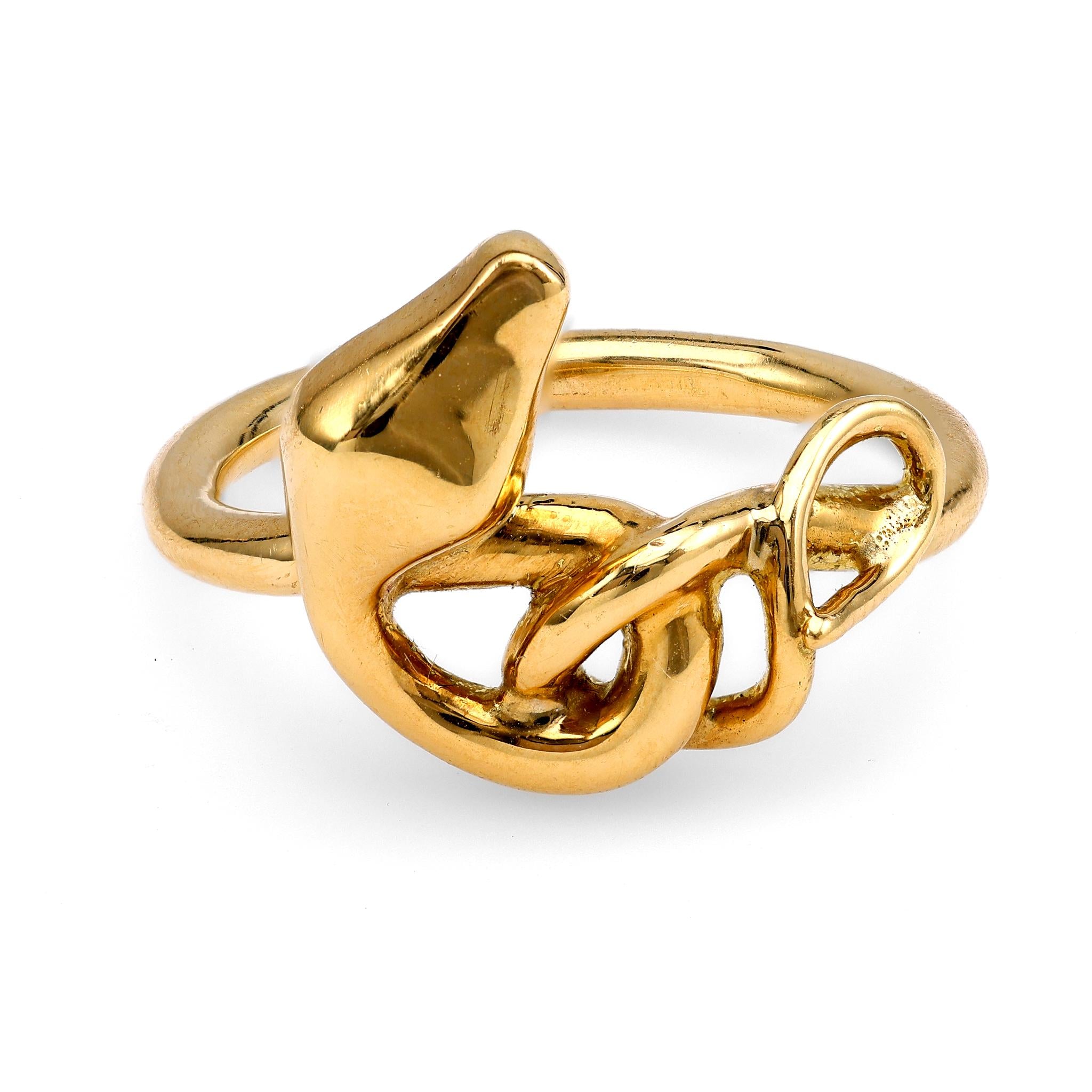 18k Yellow Gold Snake Ring Rings Jack Weir & Sons   