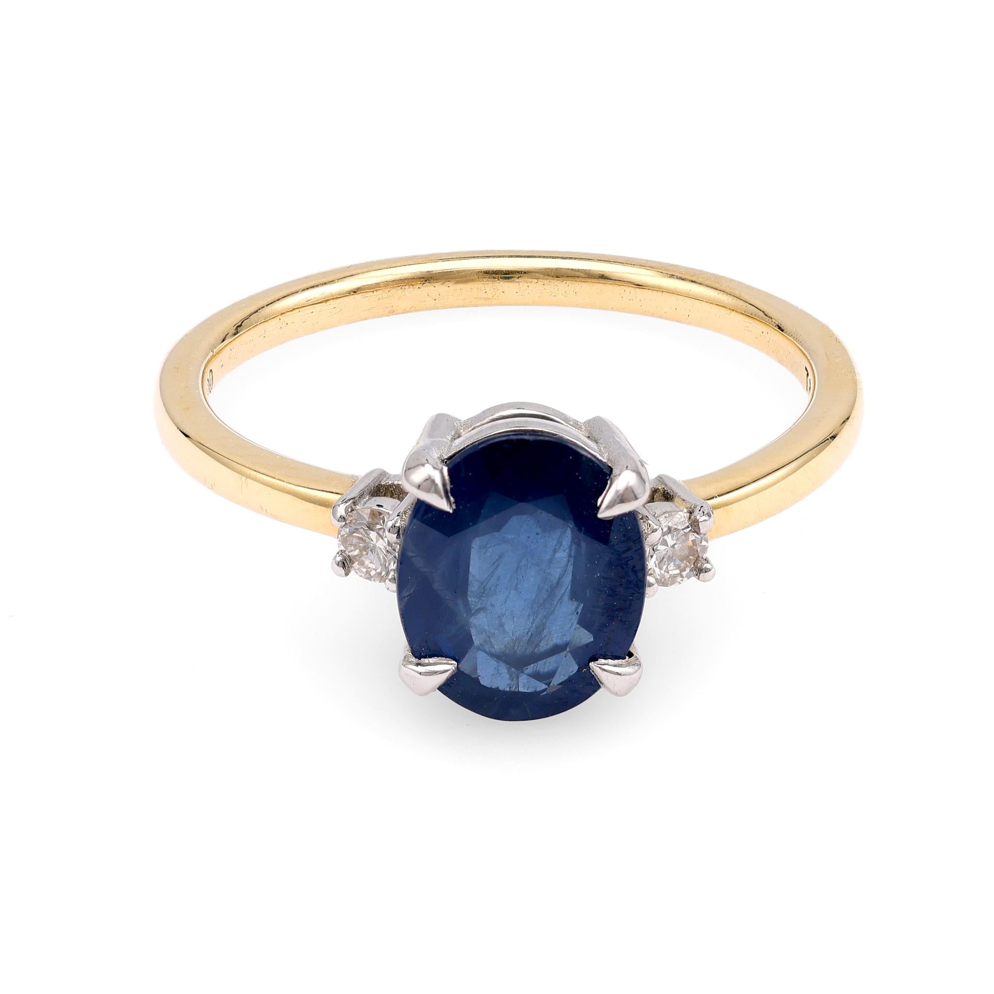 Sapphire and Diamond Ring Rings Jack Weir & Sons   