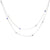 Vintage sapphire diamond 14k white gold "diamonds by the yard" style chain Yard