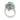 Vintage 5.23 carat emerald diamond cocktail 18k gold ring Ring Jack Weir & Sons
