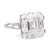 French GIA 10.7 Carat Asscher Cut Diamond Platinum Engagement Ring  Jack Weir & Sons   