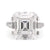 French GIA 10.7 Carat Asscher Cut Diamond Platinum Engagement Ring  Jack Weir & Sons   