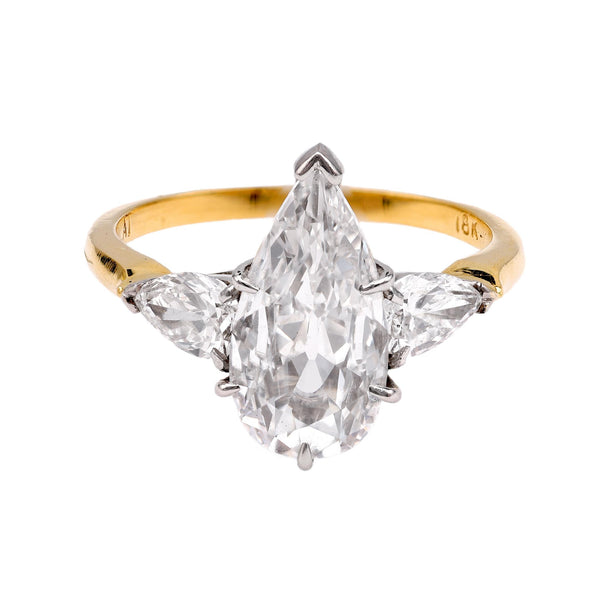 Diamond Three-Stone Ring Rings Jack Weir & Sons   