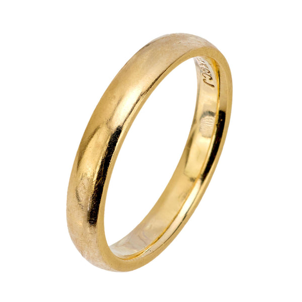 Vintage 14k yellow gold wedding band