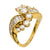 Kurt Wayne 3 carat total weight diamond 18k yellow gold ring