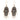 Vintage diamond pearl 10k rose gold and silver hamsa earrings Jack Weir & Sons