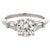 French GIA 1.56 Carats Diamond 18 Karat White Gold Ring