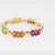 Bvlgari Gemstone & Diamond 18K Yellow and White Gold Bracelet