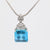 Art Deco 45.82 carat Santa Maria aquamarine diamond platinum necklace Jack Weir & Sons