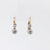 Antique style .85 carat total weight diamond 18k gold platinum drop earrings Jack Weir & Sons