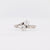 Mid Century French Diamond 18K White Gold Toi Et Moi Ring