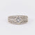 Modern Diamond 14K White Gold Ring