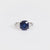 GIA 3.42 carat cushion cut sapphire diamond platinum three stone ring Jack Weir & Sons