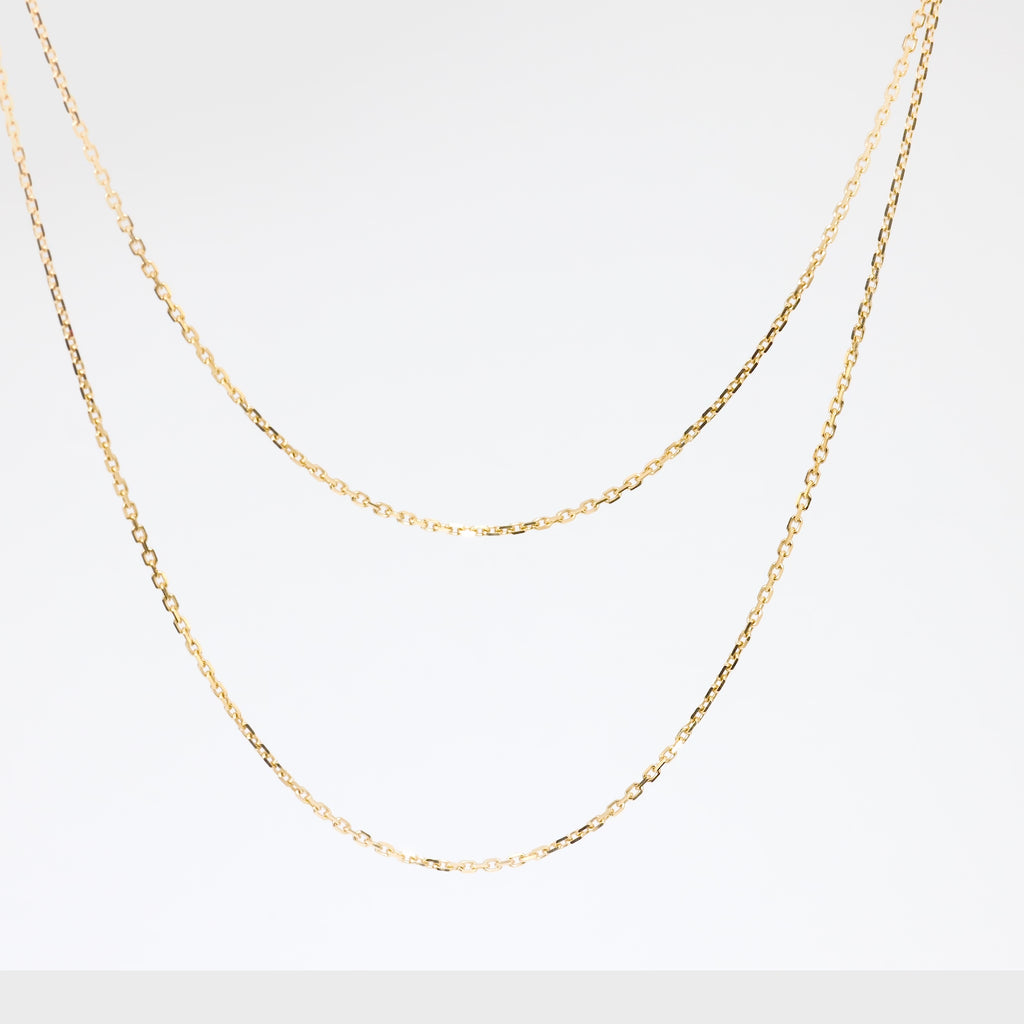 Van Cleef & Arpels French 18k yellow gold chain necklace Van Cleef & Arpels