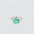 GIA 2.80 carat Colombian emerald platinum ring Jack Weir & Sons