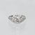 Art Deco GIA .76 carat diamond platinum engagement ring