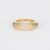 Van Cleef & Arpels French diamond 18k yellow gold "Philippine" ring Van Cleef & Arpels