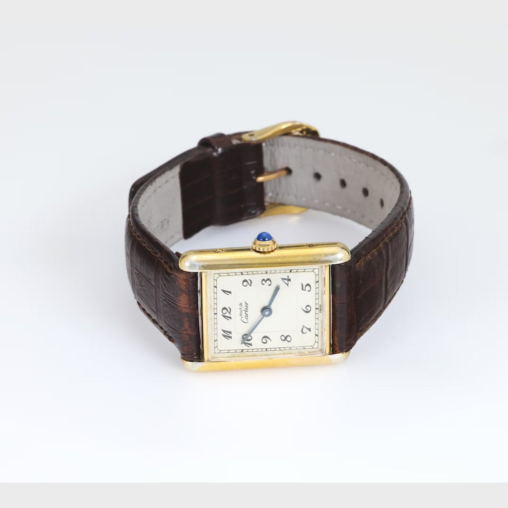 Cartier Paris gold plated Tank watch Cartier