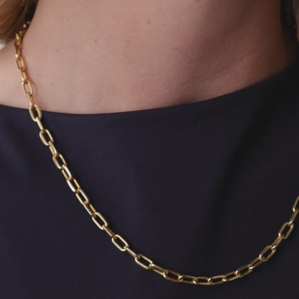 Cartier 18k yellow gold Santos Dumont chain necklace Necklaces Cartier