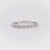 Modern Diamond 18K White Gold Eternity Ring