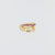 Cartier diamond ruby 18k yellow gold bypass band Cartier