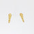 Zolotas vintage 18k yellow gold ram hoop earrings Zolotas