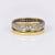 Vintage Cartier Diamond 18K Yellow White Gold Wedding Band