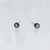 Antique .60 carat diamond 14k rose gold and silver stud earrings