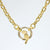 Pomellato 18k yellow and white gold parrot necklace Pomellato