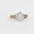 Edwardian 1.50 carat total weight diamond 18k yellow gold flower ring Jack Weir & Sons