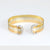 Cartier diamond 18k gold Trinity Double C cuff bracelet Cartier