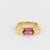 Bvlgari pink tourmaline 18k yellow gold ring Bvlgari