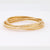 Cartier French 6.5 Carat Diamond 18K Yellow Gold Trinity Bangle