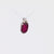 Mid Century 4.8 Carat Pink Tourmaline Diamond Platinum Pendant