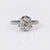 French Art Deco 1.81 Carats Diamond Platinum Engagement Ring