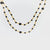 David Yurman onyx 18k yellow gold Petite Hampton necklace David Yurman