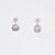 Modern Pearl Diamond 18K White Gold Drop Earrings