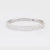 Modern 3.44 Carat Total Weight Diamond 14K White Gold Bangle