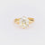 GIA 3.52 carat old mine cut diamond 14k yellow gold solitaire engagement ring Jack Weir & Sons