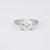 Contemporary GIA 3.19 Carat Round Brilliant Diamond Platinum Pave Ring