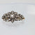 Antique diamond 18k yellow gold and silver brooch Jack Weir & Sons