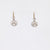 Edwardian Inspired 3 Carat Old Mine Diamond Platinum Earrings